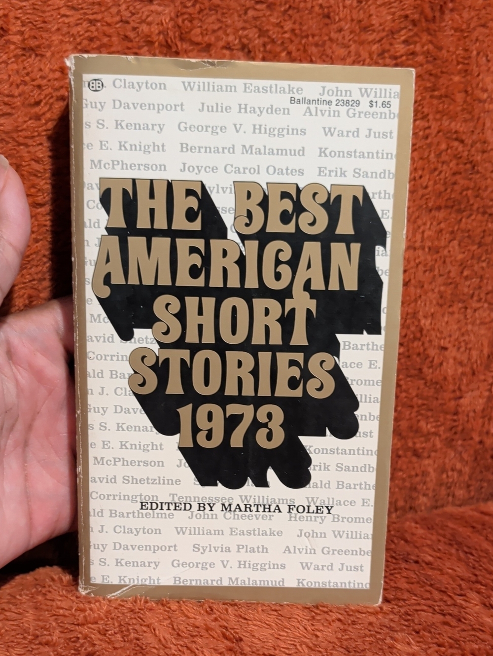 The Best American Short Stories 1973 - Vintage Paperback
